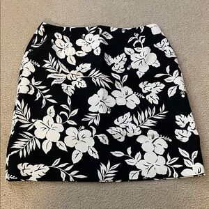 Vintage Talbots Floral Skirt, Size 16 NWOT